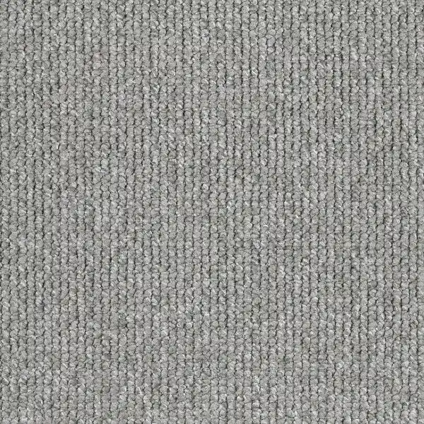 light gray ribbed loop pile carpet texture.